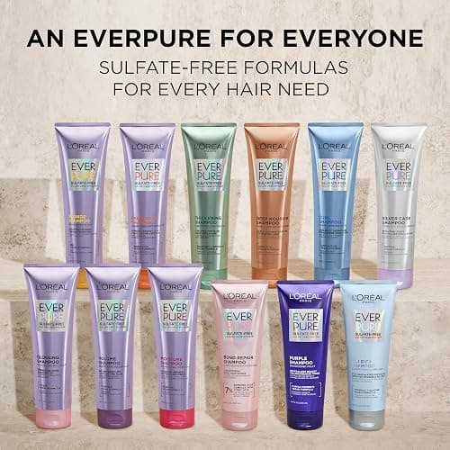 L'Oreal Paris Moisture Sulfate Free Shampoo and Conditioner Set, Hair Care for Color-Treated Hair with Rosemary Botanicals, EverPure, 1 Kit thumbnail 7