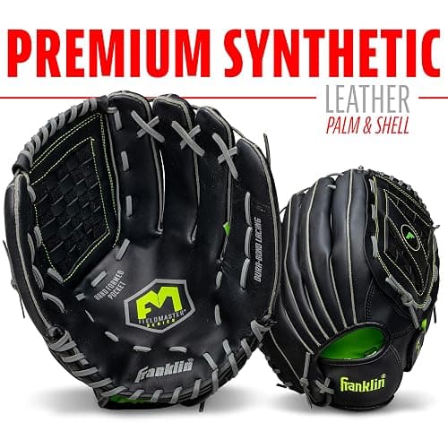 Franklin Sports Baseball and Softball Glove - Fieldmaster Adult + Youth Baseball Gloves - Men's + Women's Infield + Outfield Mitt thumbnail 3