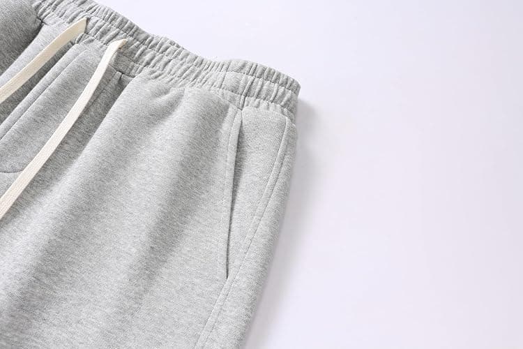Wulasford Men's Lightweight Cotton Sweatpants with Pockets Drawstring Joggers Workout Pants for Lounge,Gym,Running thumbnail 5