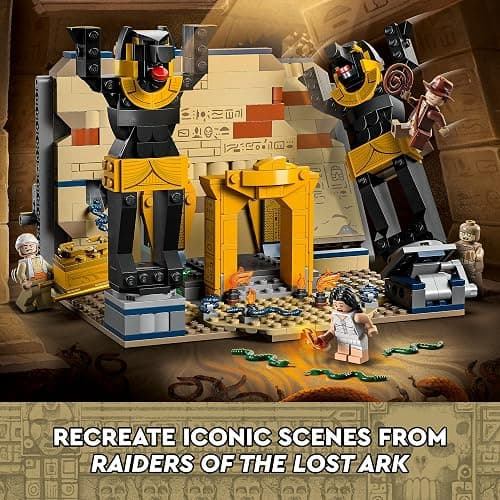 LEGO Indiana Jones Escape from The Lost Tomb 77013 Building Toy, Featuring a Mummy and an Indiana Jones Minifigure from Raiders of The Lost Ark Movie, Gift Idea for Kids Ages 8+ thumbnail 3