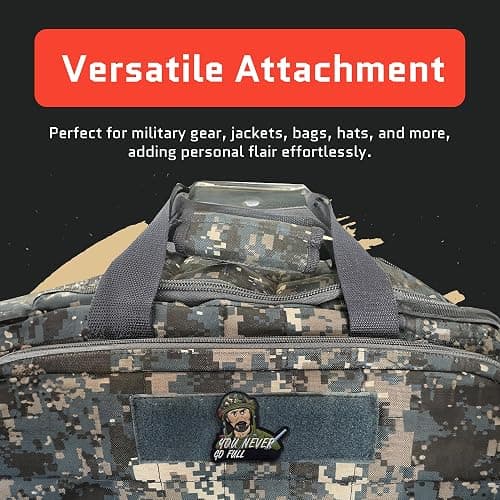 Jestik PVC Patch, Funny Patches, Humorous Tactical Morale Patch with Hook and Loop Fastener, Cute Patches for Backpacks, Military Uniforms, Jeans, Jackets, Vests, Hats & More - Never Go Full thumbnail 4