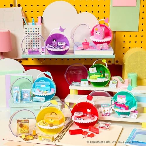 MGA's Miniverse Make It Mini Hello Kitty and Friends Series 3 Mini Collectibles, Sanrio, Retro Stationery Replicas, Crafts, DIY, 8+ thumbnail 13