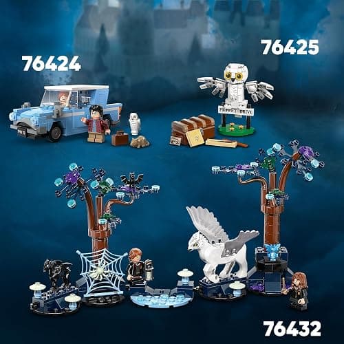 LEGO Harry Potter Flying Ford Anglia Car Toy for 7 Plus Year Old Kids, Boys & Girls, Buildable Model with Ron Weasley Character Minifigure and Hedwig the Owl Figure, Wizarding World Gifts 76424 thumbnail 7
