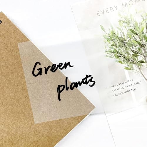 6Pack Transparent Sticky Notes, Clear, 3’’ x 3’’ Translucent, Waterproof See Through, 300 Sheets thumbnail 6