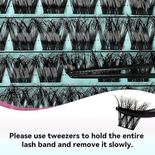 Lash Extension Kit 3D Effect Lash Clusters Kit 144pcs D Curl Eyelash Extension Kit with Lash Bond and Seal Lash Remover Lash Tweezers for Lash Clusters Eyelash Clusters Kit (Shadows, D-10-18mm Kit) thumbnail 6
