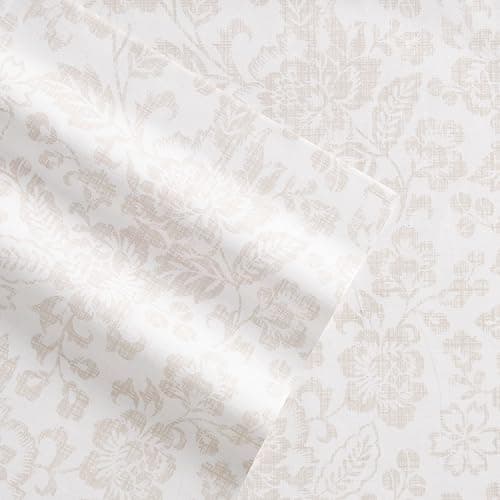 Stone Cottage - Queen Sheets, Cotton Percale Bedding Set, Crisp & Cool Ideal Bedding Set (Mae, Queen) thumbnail 4