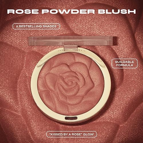 Milani Rose Blush, Powder Blush for Cheeks, Cruelty Free Makeup - Shape, Contour & Highlight Face for a Natural Matte Finish -Tea Rose thumbnail 8