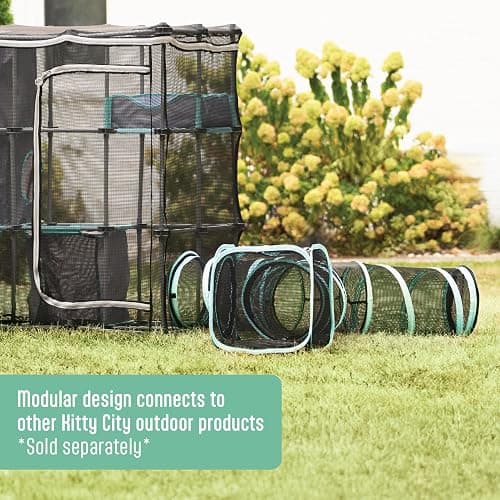 Kitty City Outdoor Catio Furniture and Play Kits for Cats, Outdoor Mega Kit thumbnail 5