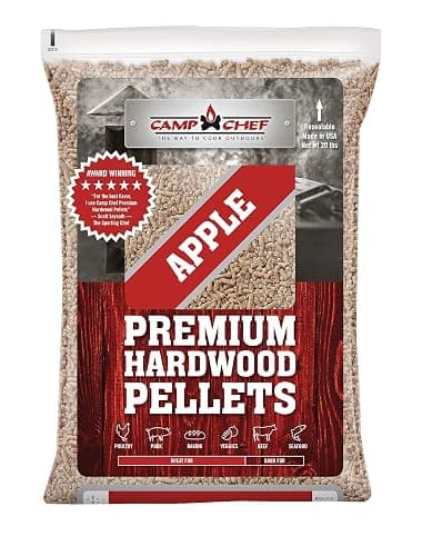 Camp Chef Orchard Apple BBQ Pellets, Hardwood Pellets for Grill, Smoke, Bake, Roast, Braise and BBQ, 20 lb. Bag - Image 1