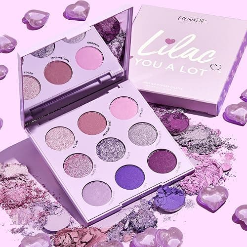 ColourPop Lilac You A Lot Shadow Palette - Purple Shadow Palette with Metallic and Matte Finishes - High-Pigment Makeup with a Long-Wearing Formula (0.3 oz) thumbnail 5