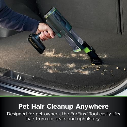 Shark PowerBoost Cordless 2-in-1 Car/Home Handheld PowerVac, Powerful Suction, 40 Minute Runtime, Portable, 3 Cleaning Modes, LED Screen, Furfins Tool, Duster Crevice Tool, Charcoal, BH102 thumbnail 3