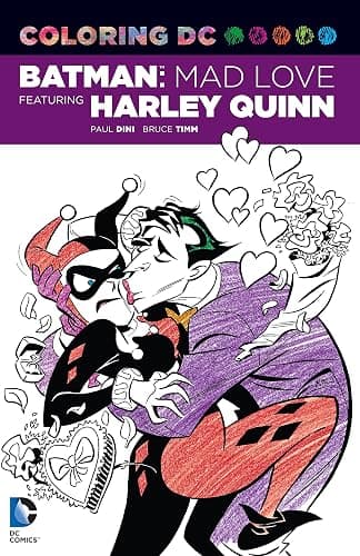 Coloring DC: Batman: Mad Love Featuring Harley Quinn (Dc Comics Coloring Book) - Image 1