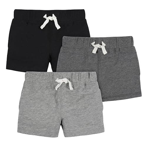 Gerber Baby Boys' 3-Pack Pull-on Knit Shorts - Image 1