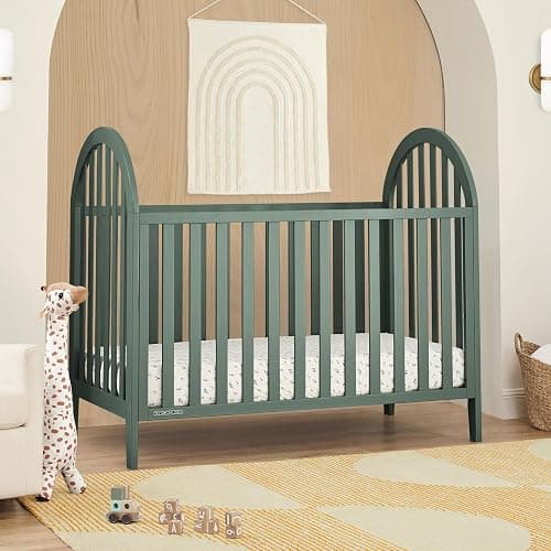 Delta Children Milano 4-in-1 Convertible Crib - Greenguard Gold Certified, Grassy Glen thumbnail 2