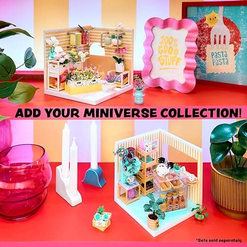 MGA's Miniverse Make It Mini Spaces Ice Cream Shop, Building Set, Customize, DIY Crafts, Rooms, Hobby, Collectors, Display, Gifts, 8+ thumbnail 4