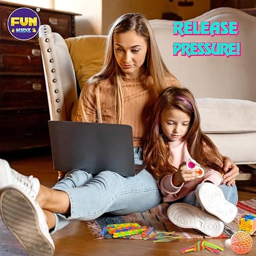 Gift Fidget Box Toys Pack for Kids 3-12, FunKidz Sensory Toys for Boys Girls Age 7-12 Autistic Children in Mystery Storage Portable Box thumbnail 8