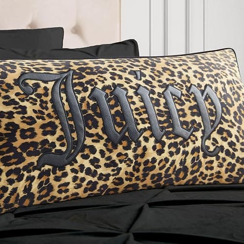 Juicy Couture gothic cheetah throw pillow thumbnail 4
