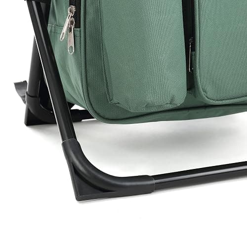 Arrowhead Outdoor Multi-Function 3-in-1 Compact Camp Chair: Backpack, Stool & Insulated Cooler, w/Bottle Holder & Storage Bag, External Pockets, Backrest, Fishing, Hiking, Heavy-Duty, USA-Based thumbnail 11