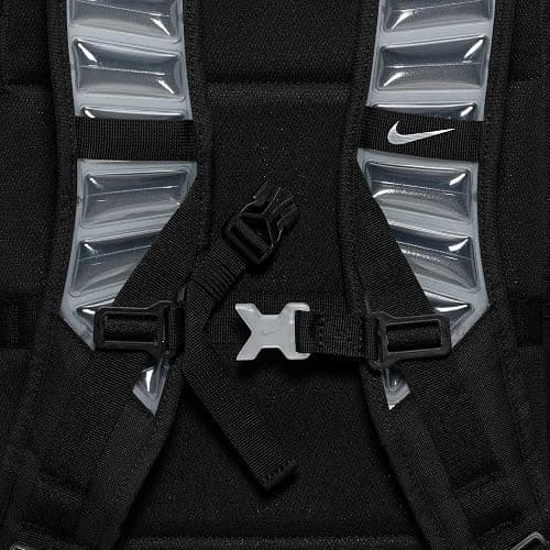 Nike, Unisex, Varsity Elite Backpack (32L), Black/Black/Metallic Silver, One Size thumbnail 7