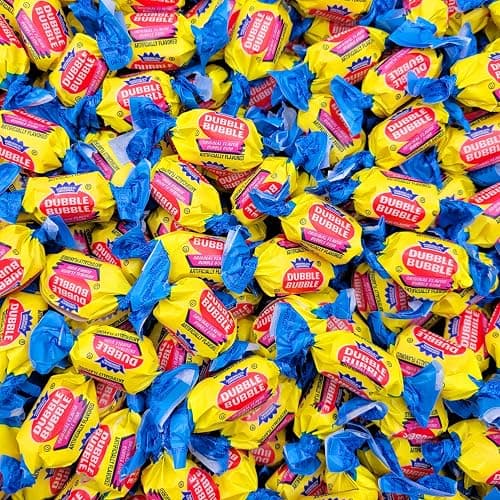 Bubble Gum Bulk Candy - 100 Pieces of Individually Wrapped Bubble Gum DubbleBubble Candy Bag - Bulk Chewing Gum Candy for Parties and Events - 100 Pieces thumbnail 2
