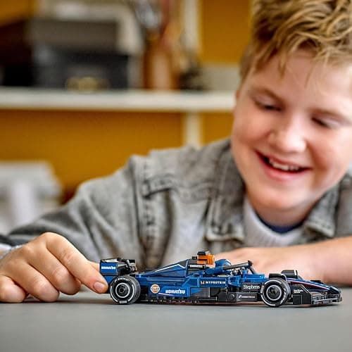 LEGO Speed Champions Williams Racing FW46 F1 Race Car Toy with a Collectible Formula 1 Driver Minifigure - Model Kits for 10+ Year Old Boys & Girls or Adult Motorsport Fans 77249 thumbnail 2