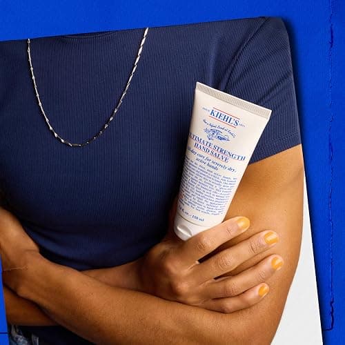 Kiehl's Ultimate Strength Hand Salve, Deeply Hydrating Hand Lotion, Thick and Rich Formula for Intense Moisture and Conditioning, Protects and Repairs Dry Skin, Paraben and Gluten Free thumbnail 6