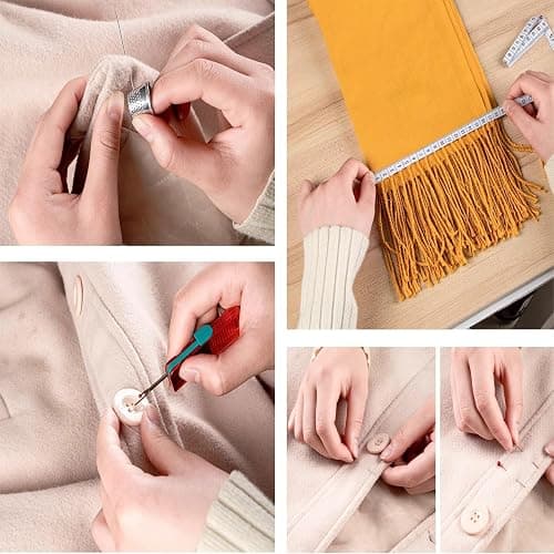 Forypretty Sewing Kit for Adults, 240 PCS Needle and Thread Kit for Sewing with Tailor Scissors & Accessories, 43 XL Thread Spools, Travel Sewing Kit for Beginners,2026 Christmas Gifts for Mom Grandma thumbnail 3