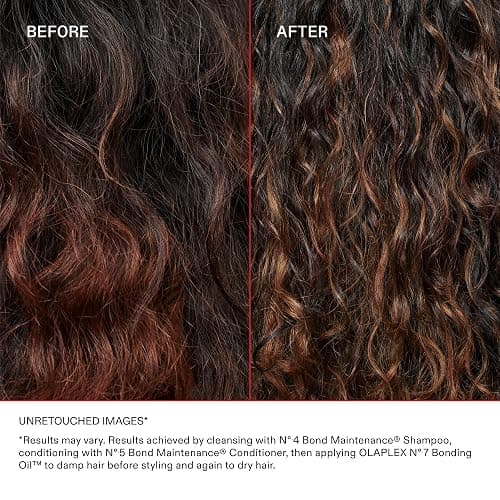 Olaplex No. 7 Bonding Oil, Concentrated High Shine Heat Protectant | Visibly Smooths & Softens Hair | Added Color Vibrancy | Up to 72 Hour Frizz Control | For All Hair Types | 1 fl oz thumbnail 5