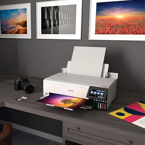 Epson EcoTank Photo ET-8550 Wireless Wide-format Color All-in-One Supertank Printer with Scanner, Copier, Ethernet and 4.3-inch Color Touchscreen thumbnail 7