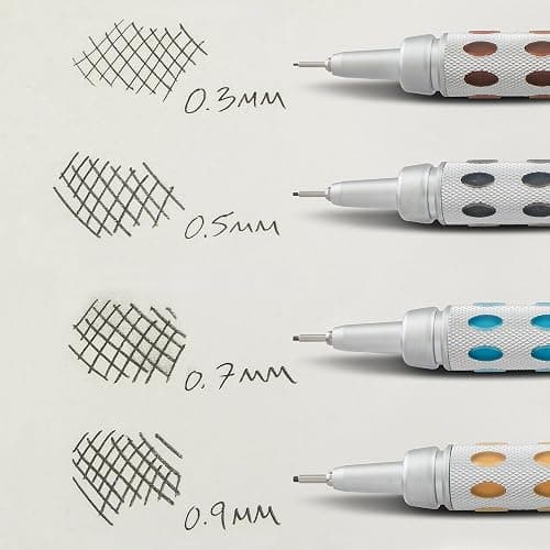 Pentel GraphGear 1000 Mechanical Pencil, (0.5mm) Point Size, Black Barrel, 1 Each (PG1015A) thumbnail 8