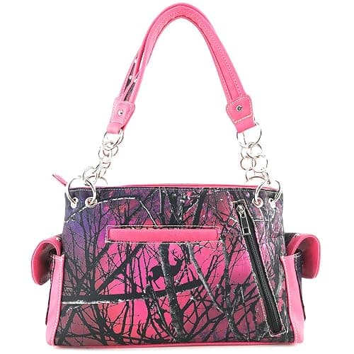 Zelris Camouflage Shine Glow Cross Wings Women Conceal Carry Handbag thumbnail 3