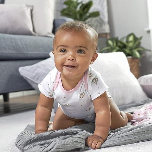 Gerber Unisex Baby 5-Pack Short-Sleeve Onesies thumbnail 4