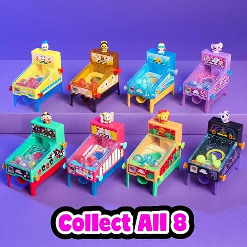 Disney Doorables Squish’Alots Poppin Pinball Game by Just Play | Mini Arcade Toy, 7 Surprises, 3 Micro Figures, Squish Figure, Mystery Pinball Theme, Capsules, Kids Toys, Ages 5+ thumbnail 3