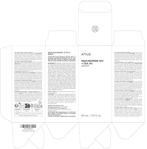 ANUA 10% Niacinamid + 4% TXA Serum, Ceramid, Hyaluronsäure, Vitamin B12, Tranexamic Acid, natürliche Farbe, koreanische Glashaut, parfümfrei, Dark Spot Serum, Korean Skincare, 30 ml thumbnail 9