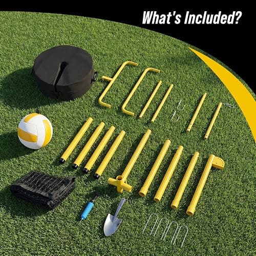 SportzPals Volleyball Spike Trainer & Volleyball Setter Training Net | Easy to Switch Training Modes, Adjustable Height and Angle,Volleyball Training Equipment with Sandbag Base for Indoor Outdoor thumbnail 6