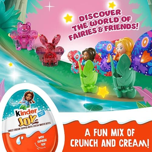 Kinder Joy Egg, Treat Plus Toy, Sweet Creams and Chocolatey Wafers, Individually Wrapped, 15-count, 10.5 oz thumbnail 7