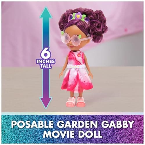 Gabby's Dollhouse: The Movie, Gabby's Garden Friends Pack with 6-Inch Gabby Doll, 4 Toy Figures & Accessories, Kids Toys for Girls & Boys Ages 3 and Up thumbnail 3