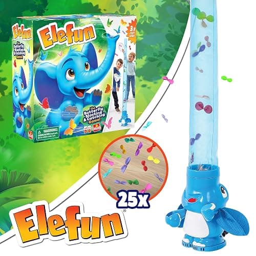 Goliath Elefun | Butterfly Blasting & Catching Game for Kids | 1-4 Players, Ages 4+ thumbnail 6