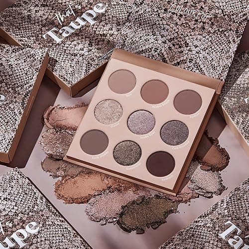 ColourPop That's Taupe Eyeshadow Palette - Cool-Toned Shadow Palette with Metallic and Matte Finishes - High-Pigment Eye Makeup with a Long-Wearing Formula (0.3 oz) thumbnail 6
