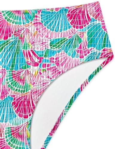Doumlop Girls Swimsuit Bikini Set,Criss Cross Bathing Suits for Girl Two Piece Solid Color Girls' Swimwear for 7-16 Years thumbnail 6