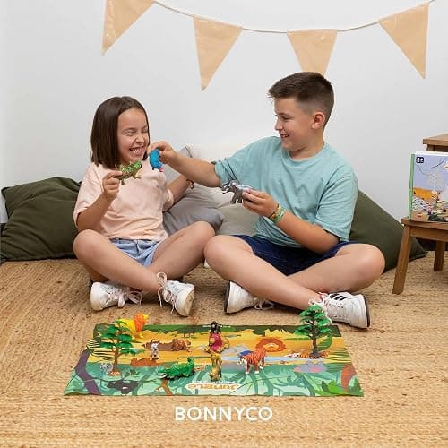 BONNYCO Animal Toys for Kids Painting Kit with 16 Figurines. Animal Kids Crafts 4-8 with Glow in the Dark, Safari Gifts for Boys and Girls. Boy Toys 3 4 5 6 7 8 9 10, Years Old Birthday Christmas thumbnail 9