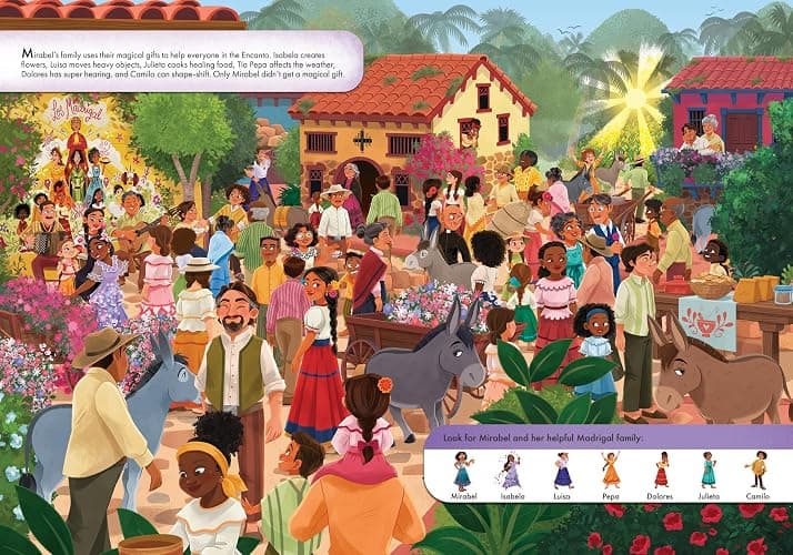 Disney Encanto Mirabel, Bruno, Isabela, and More! - Encanto Look and Find Activity Book - PI Kids thumbnail 5