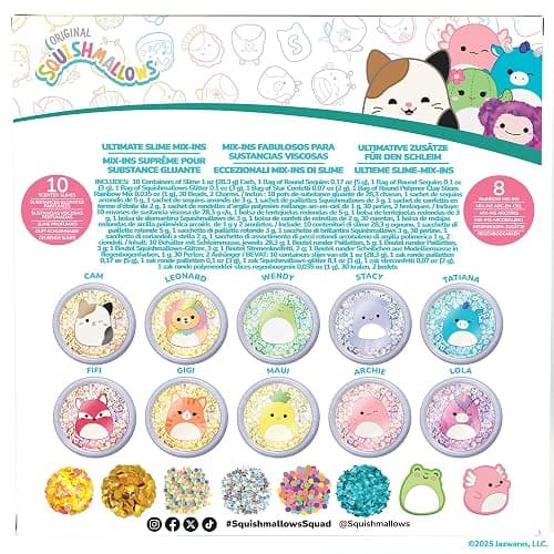 Horizon Group USA SLIMYGLOOP Mix'Ems, Scented Slimes with Mixins, Sensory Toys for Kids, Squishmallows thumbnail 3