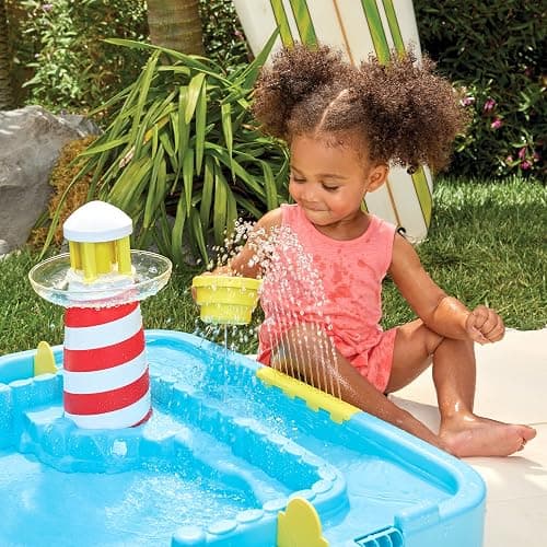 Little Tikes Splash Beach Water Table Splash Pad for Kids, Boys, Girls Ages 2+ Years thumbnail 3