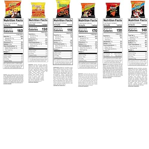 Frito-Lay Flamin' Hot Mix, Variety Pack (Pack of 40), Packaging May Vary thumbnail 2