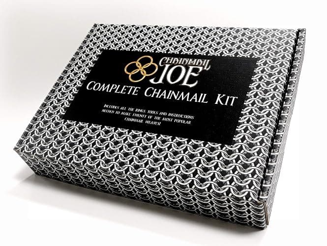 Complete Chainmail Kit - 20 Weave Tutorial Book, 23,000+ Rings(Over 4 Pounds), Clasps, and Tools - Image 1