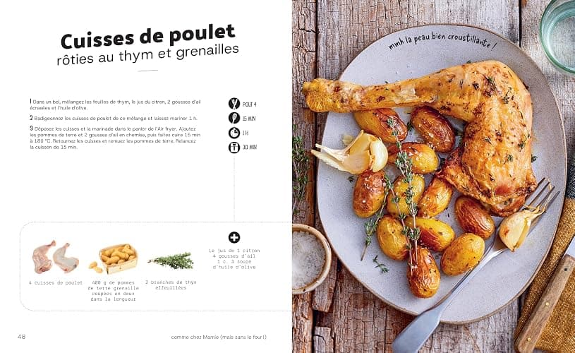 Le grand livre de l'AIR FRYER: 150 recettes croustillantes avec juste une goutte d'huile ! thumbnail 3