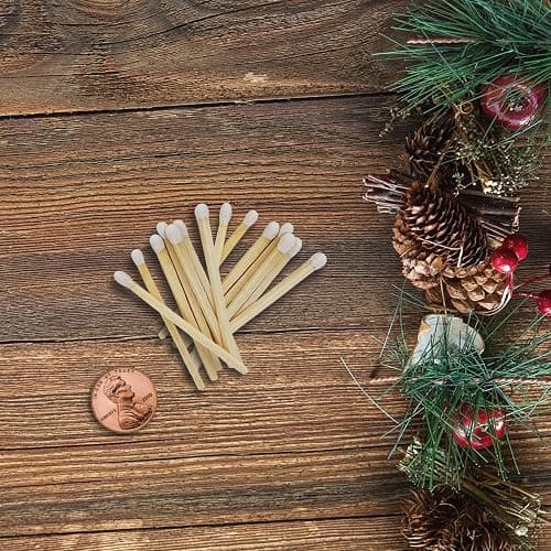 2" Light Pink Tip Safety Matches | Set of 100+ Bulk Artisan Matchsticks with Striker Stickers by Thankful Greetings | Decorative & Unique Candle Lighting, Home Decor, Wedding Giveaways, & Events thumbnail 3