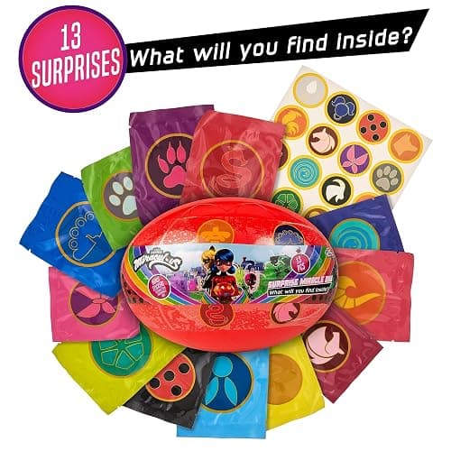 Miraculous 13pc Surprise Miracle Box -Zag Heroez Themed Ladybug and Cat | Noir Toys Surprise with Stickers For Kids, Treasure Prizes, Birthday Favors thumbnail 3