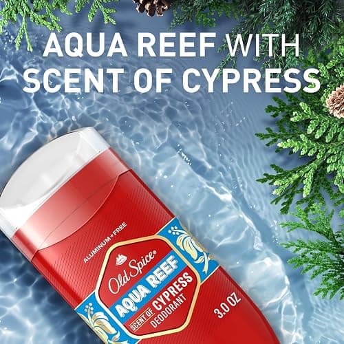Old Spice Aluminum Free Deodorant for Men, 24/7 Odor Protection, 24/7 Freshness & Lasting Scent, Aqua Reef with Cypress Scent, 3.0 oz with Travel Size Swagger Body Wash (Pack of 4) thumbnail 6